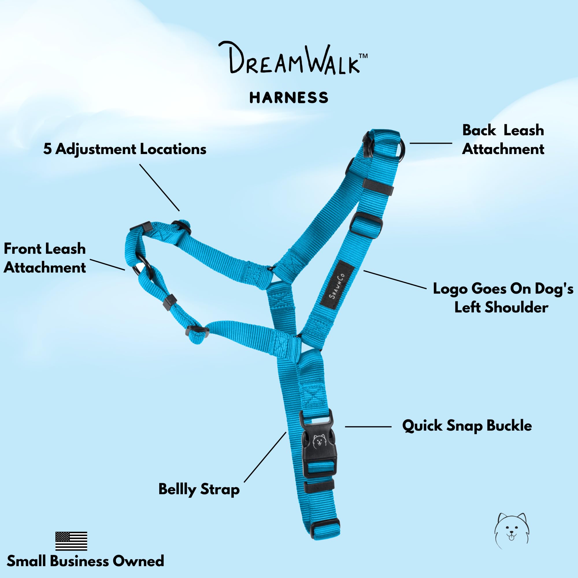 ShawnCo Dream Walk con ajuste rápido para colocación fácil.