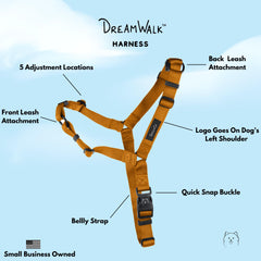 ShawnCo Dream Walk con clip frontal facilita entrenamiento y control.