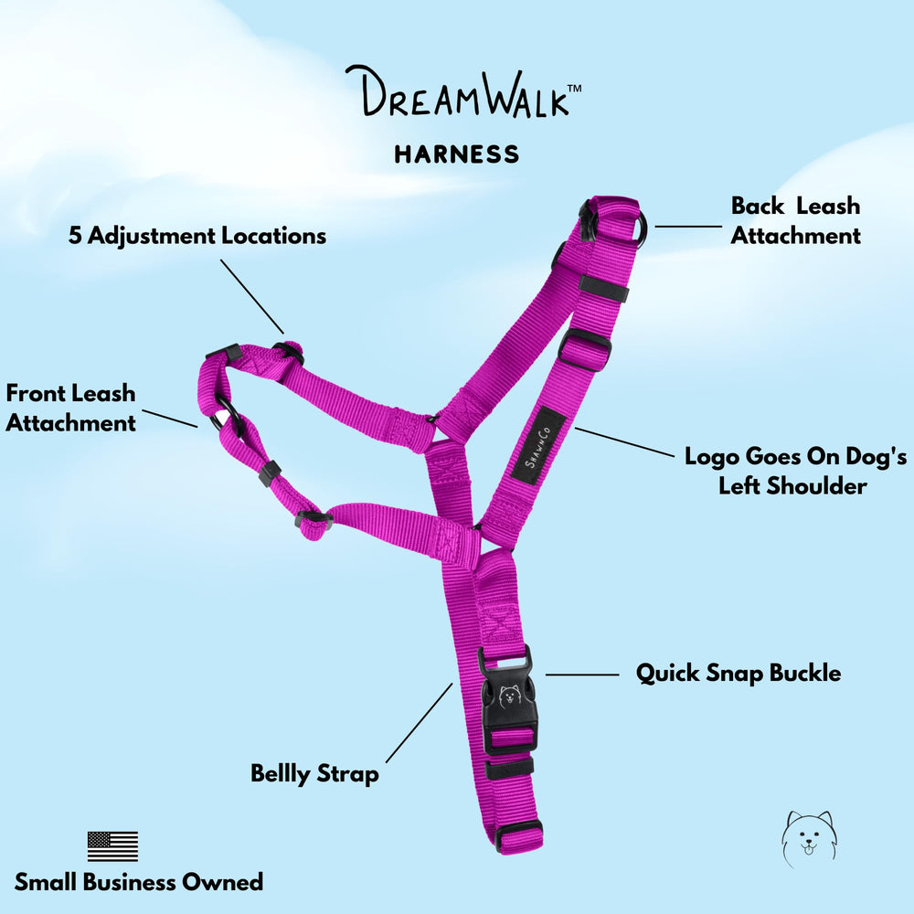ShawnCo Dream Walk con gancho delantero para dirigir el paseo sin tirar