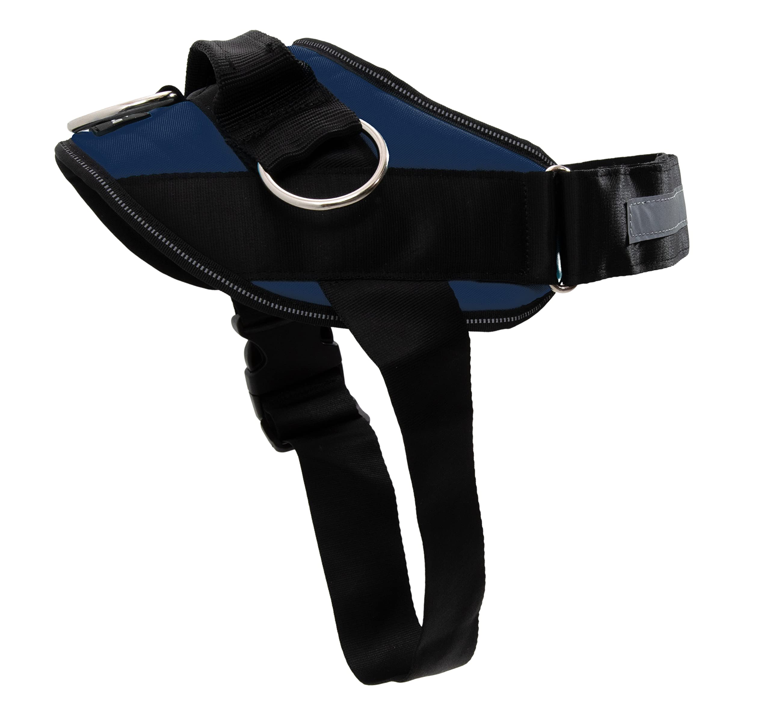 Arnés ShawnCo Esencial para Perros con correa reflectiva frontal para mayor visibilidad nocturna.