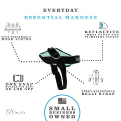 ShawnCo Essential arnés con tres puntos de enganche para controlar el tirón