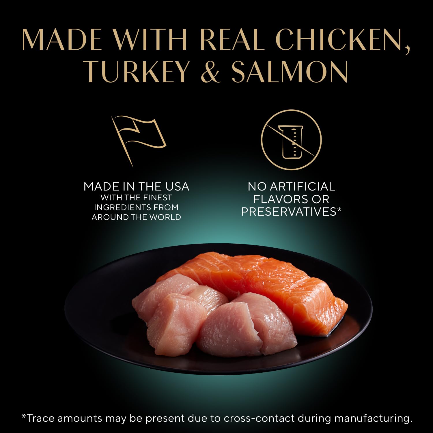 Sheba Porciones Perfectas pate salmón sostenible: fuente de proteína marina responsable para gatos curiosos.