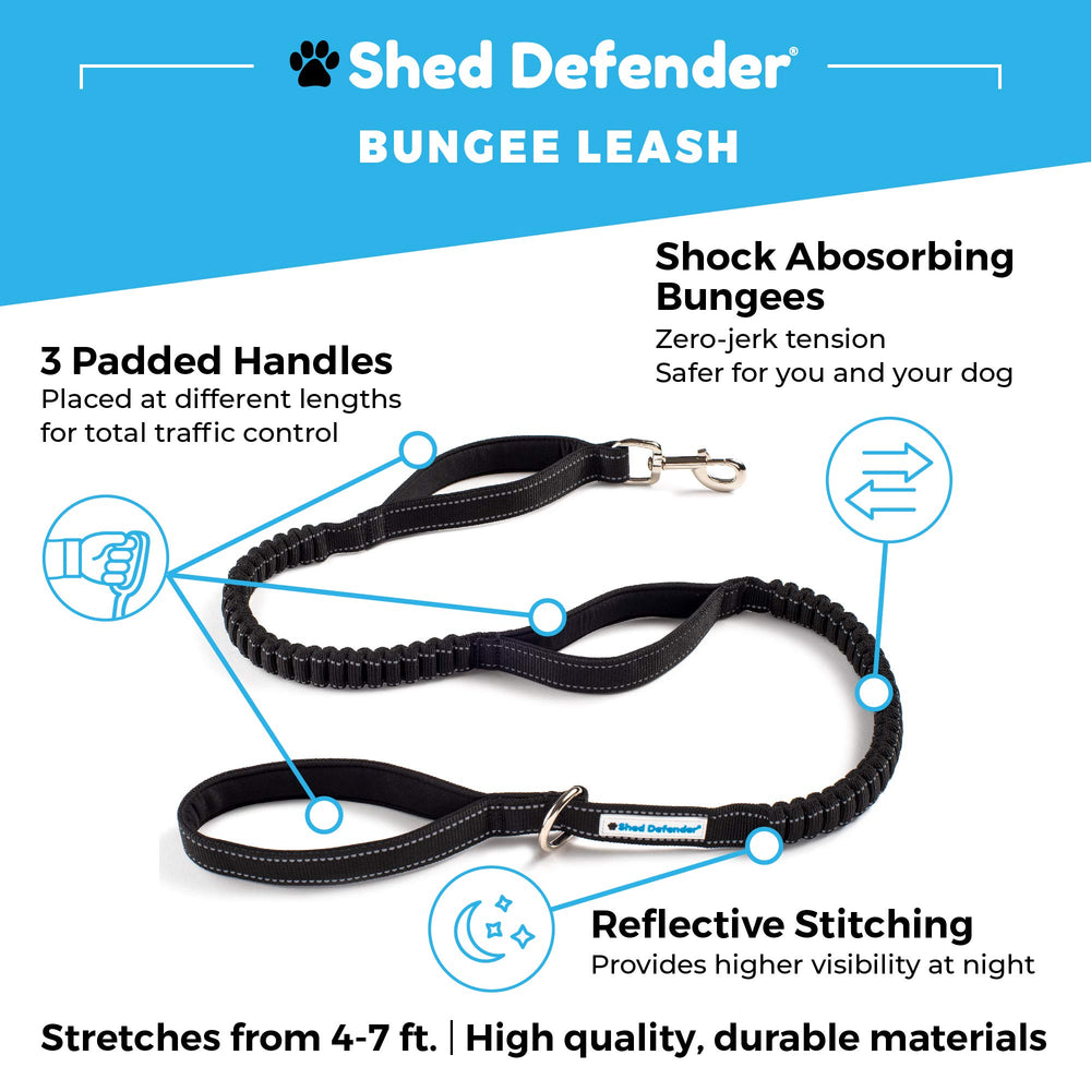 Shed Defender con dos amortiguadores de choque para caminatas más suaves.