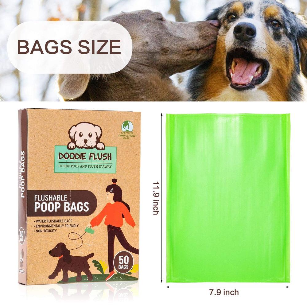 SHEEKI Doodie Flush: bolsas resistentes para recoger heces sin desgarros