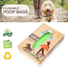 SHEEKI Doodie Flush: bolsa de tamaño generoso de 10.5 x 7.5 pulgadas