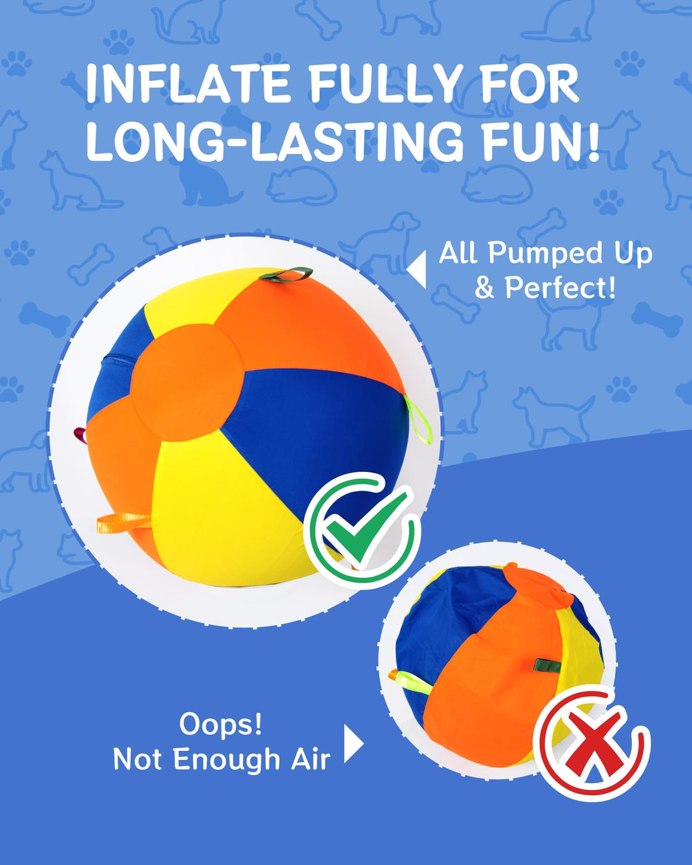 SHEENLULU Pelota ideal para exterior, perfecta para patios y parques