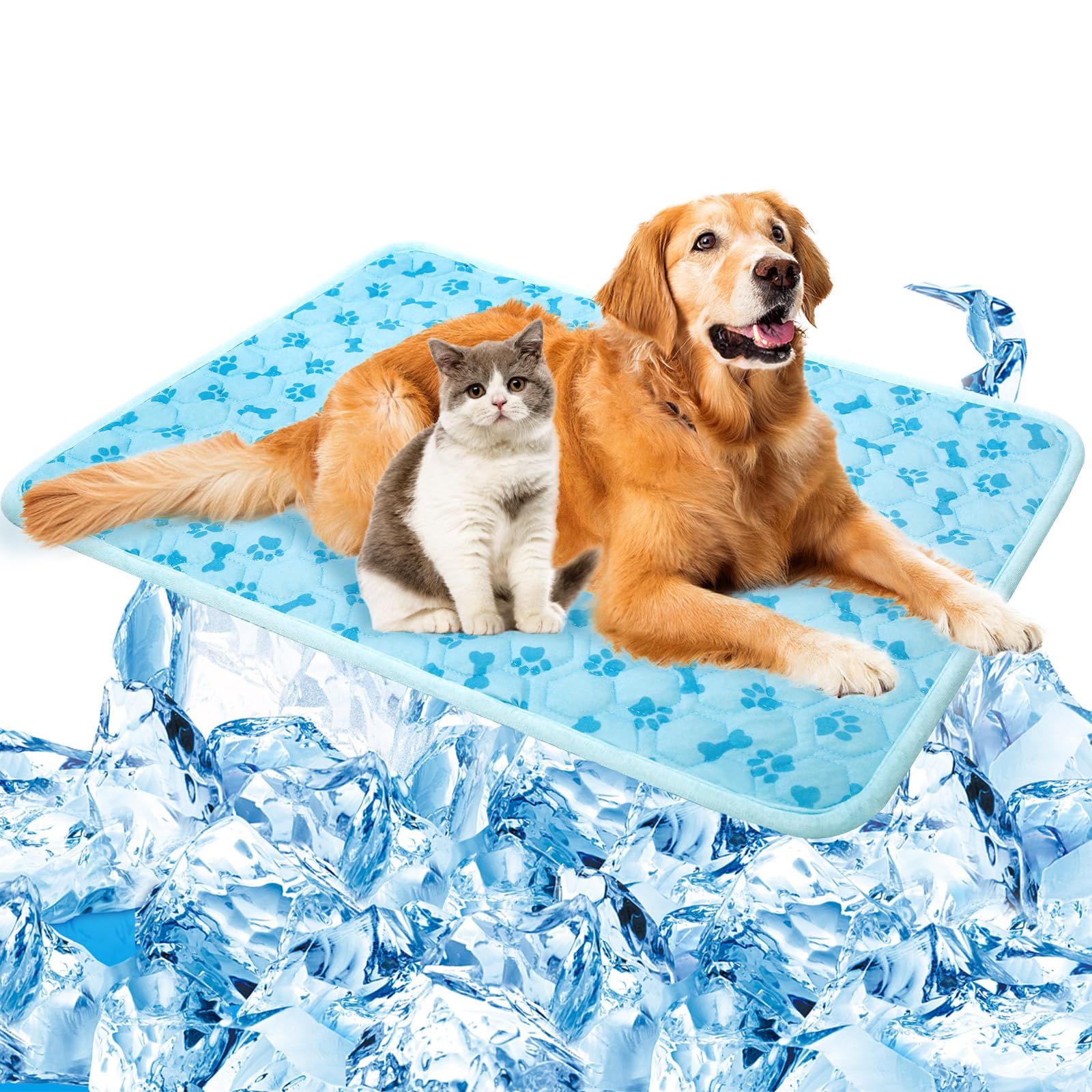 SHEJIZE alfombrilla enfriante para perro, vista general, ideal para uso diario en casa
