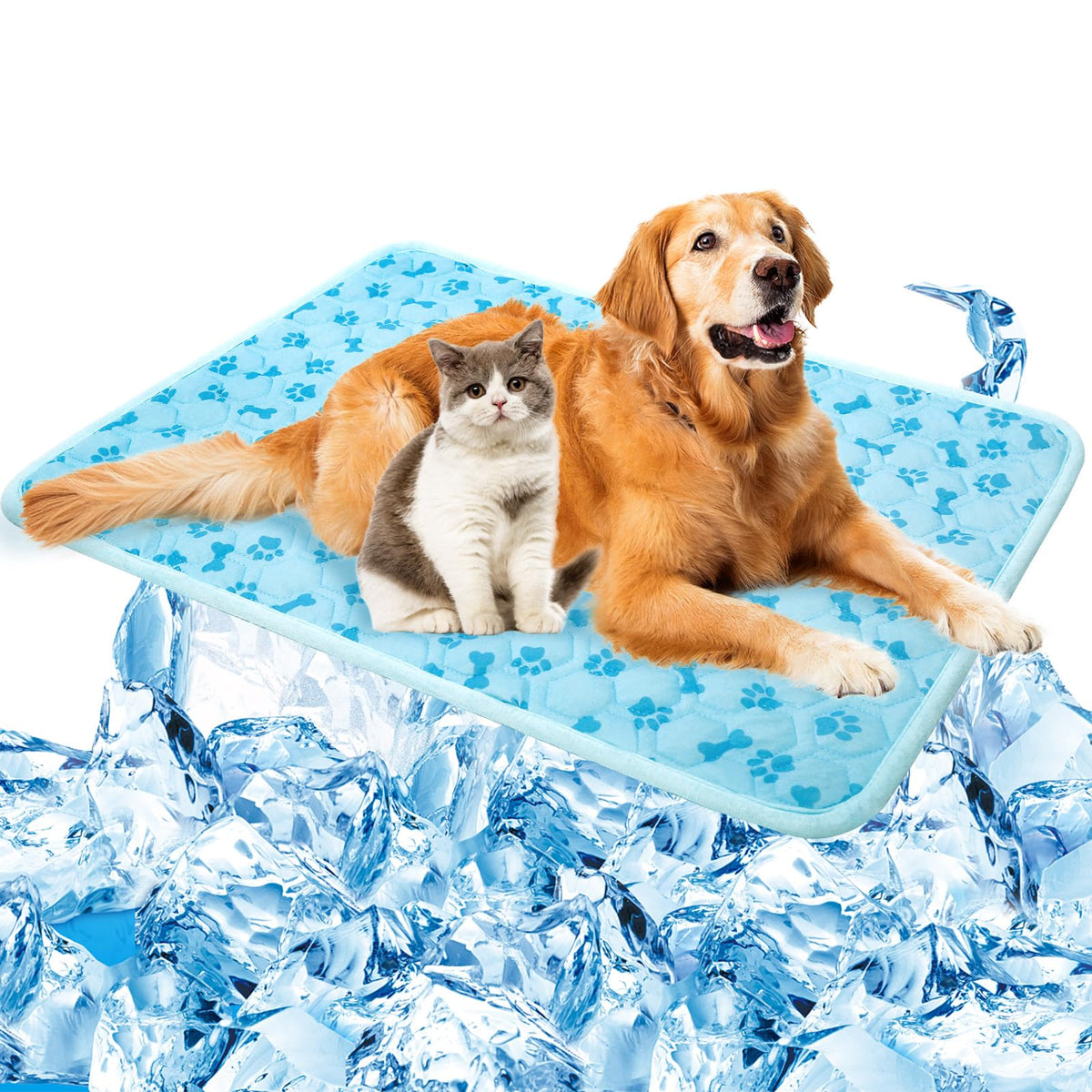SHEJIZE alfombrilla enfriante para perro, vista general, ideal para uso diario en casa