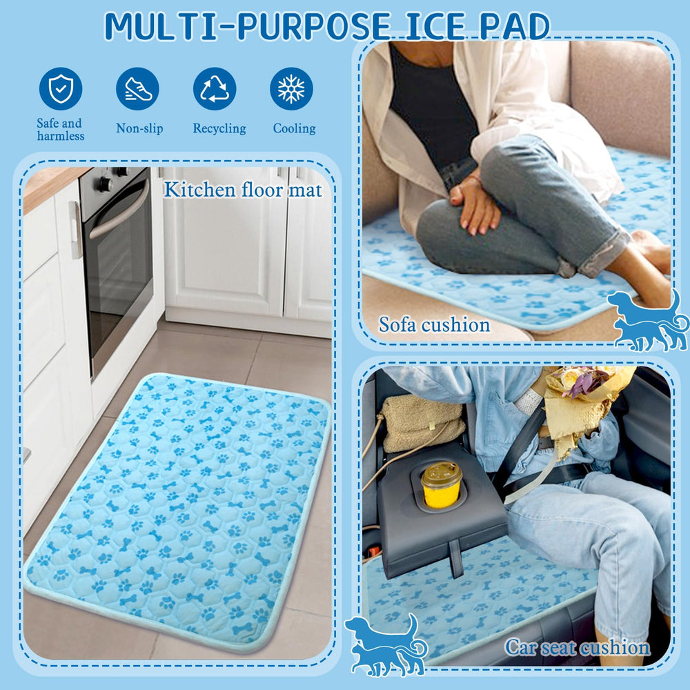 SHEJIZE alfombrilla enfriante para perro, tamaño M, compacto y ligero