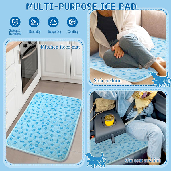 SHEJIZE alfombrilla enfriante para perro, tamaño M, compacto y ligero