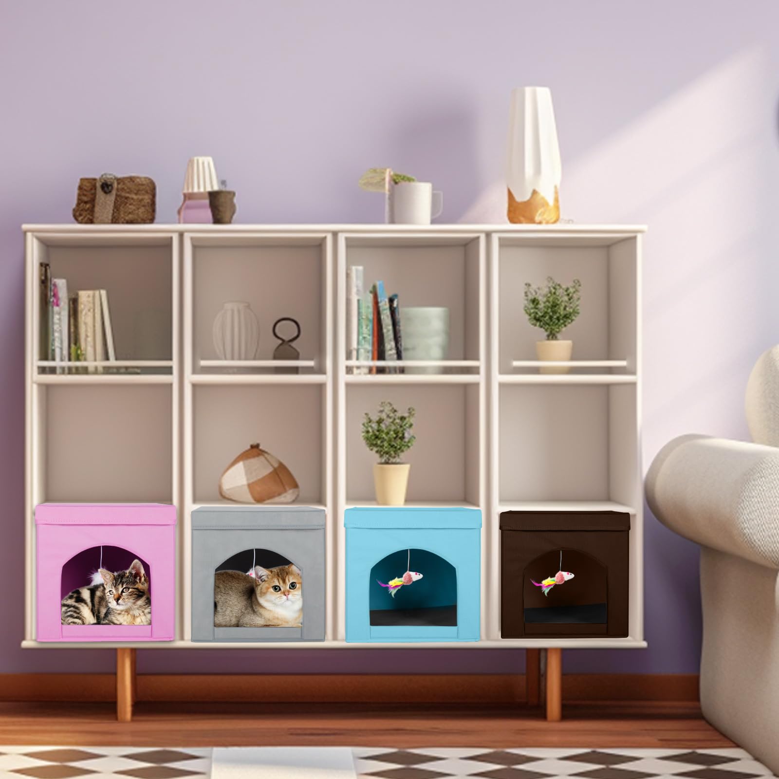 ShellKingdom: cubo con cama superior para dormir y observar