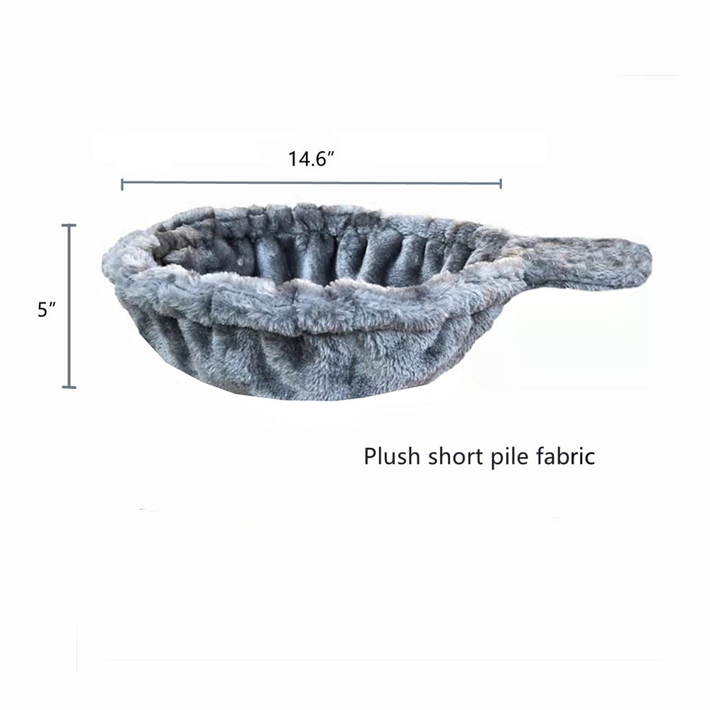 SHENGOCASE hamaca para gato, felpa ultra suave, ideal para siestas cómodas.