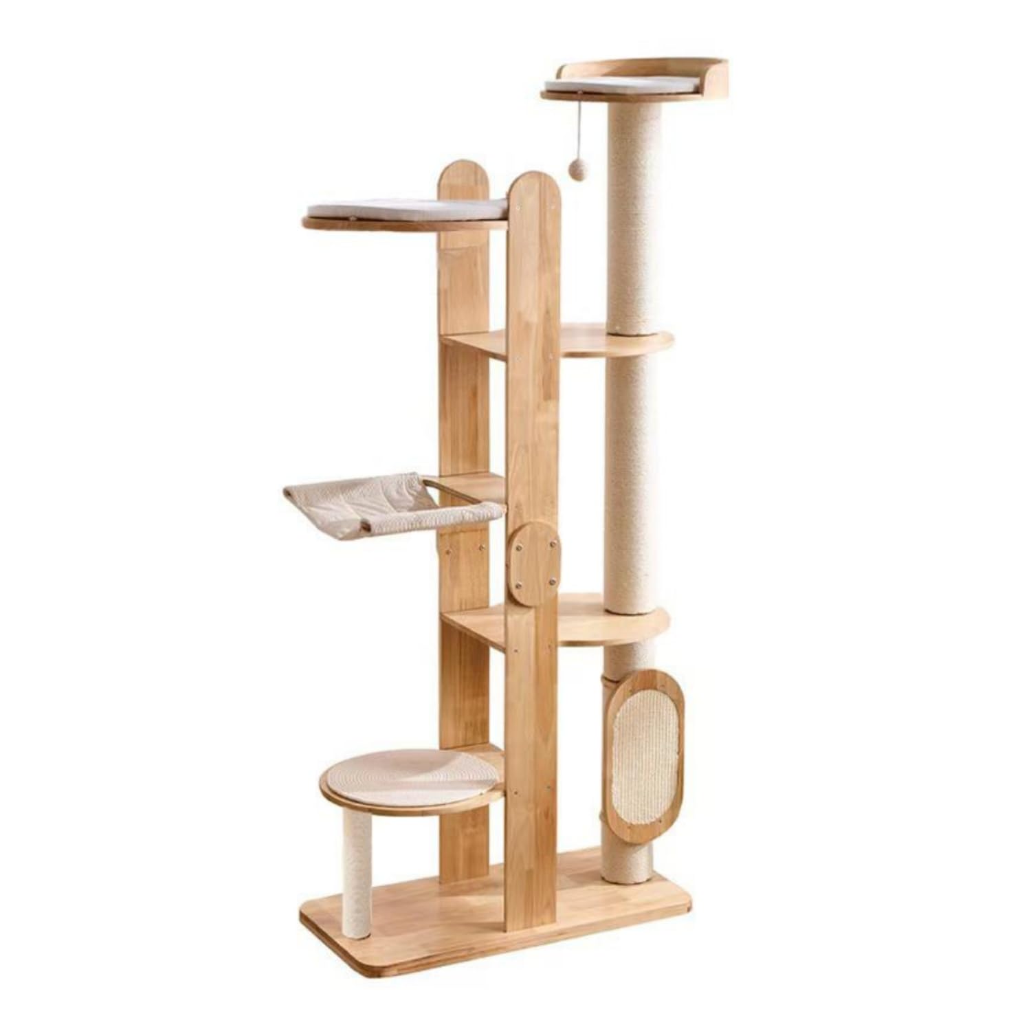 SHENGOCASE torre para gatos: hamaca cómoda para observar el entorno.