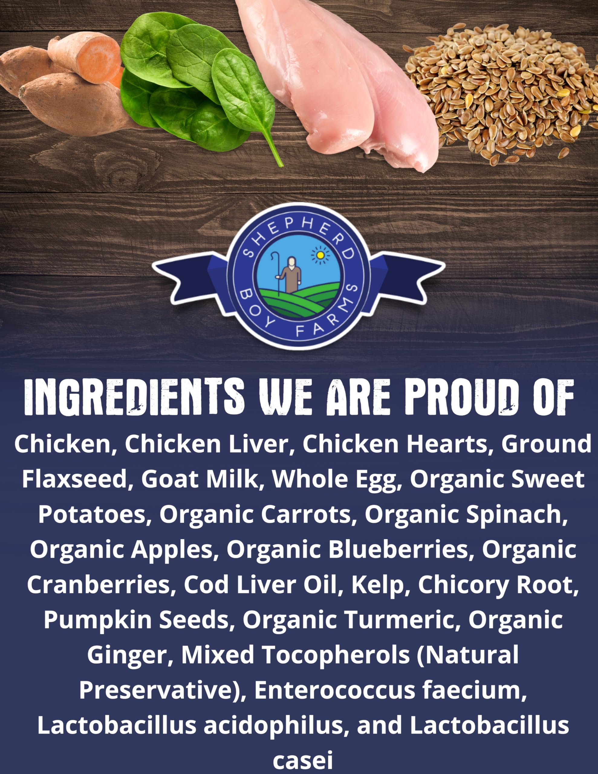 Frutas y verduras orgánicas de Shepherd Boy Farms aportando fibra y antioxidantes