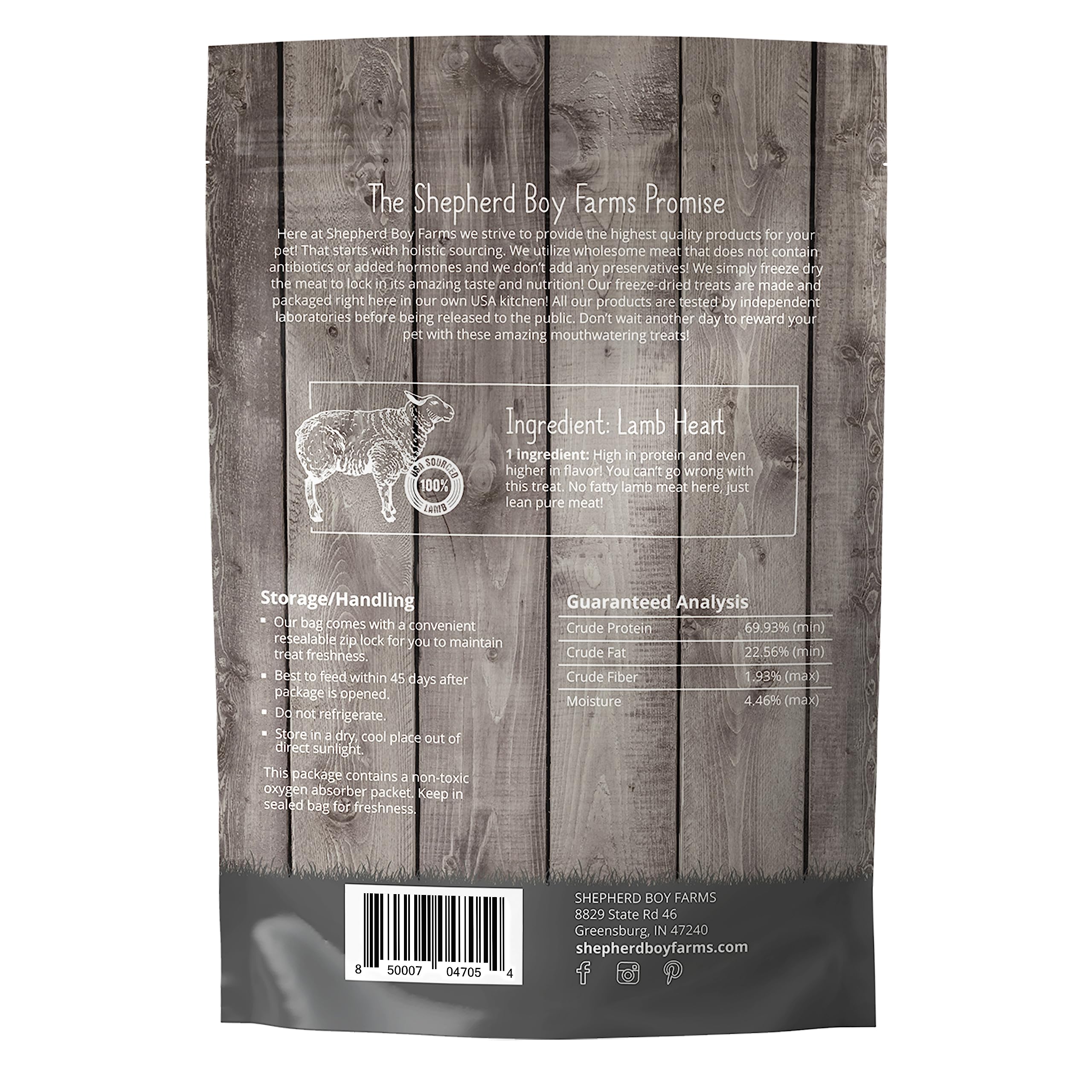 Shepherd Boy Farms hecho en EE UU control de calidad en cada lote