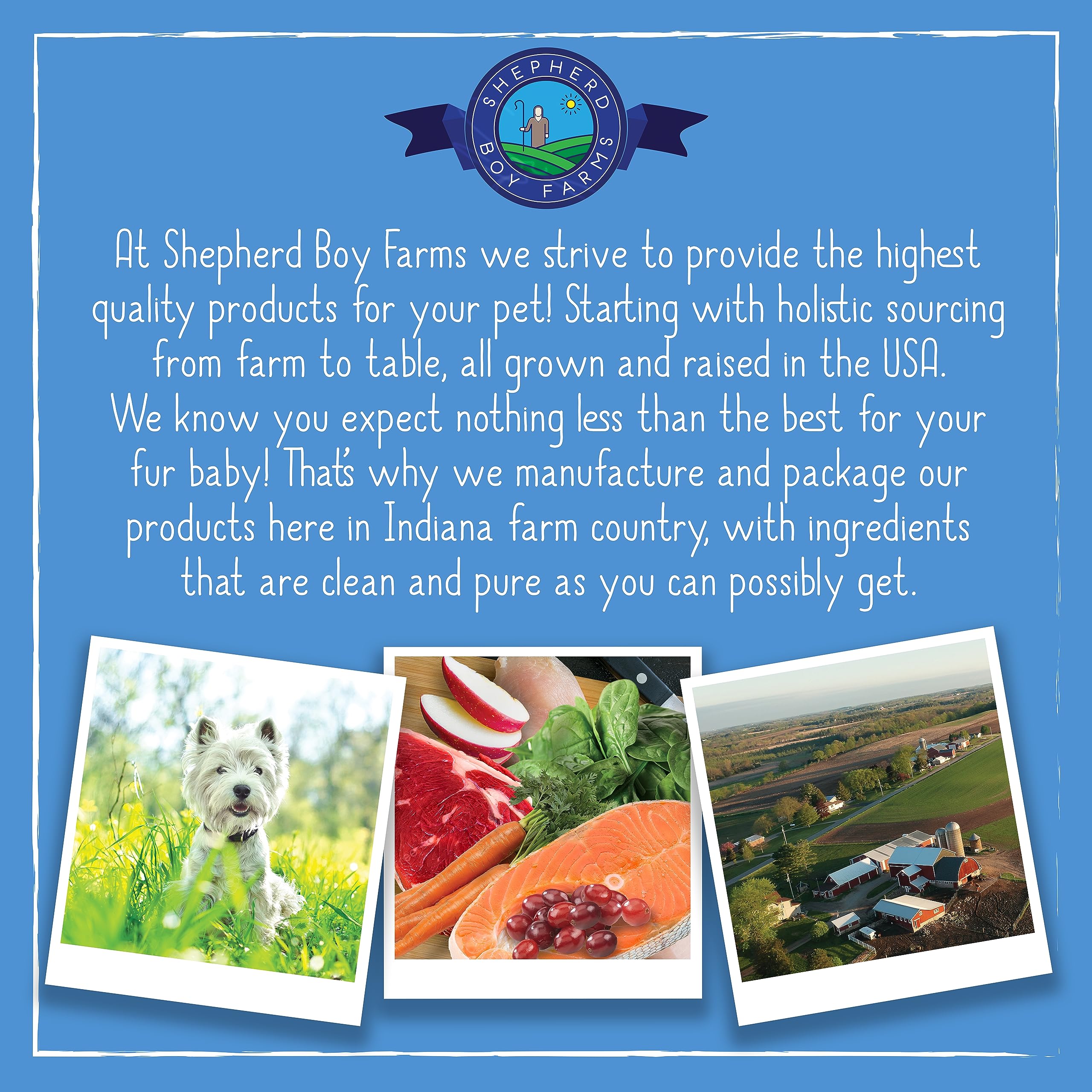 Shepherd Boy Farms ingredientes naturales, fibra y antioxidantes para bienestar diario.