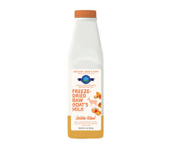 Leche de cabra congelada de Shepherd Boy Farms para perros y gatos con probióticos.