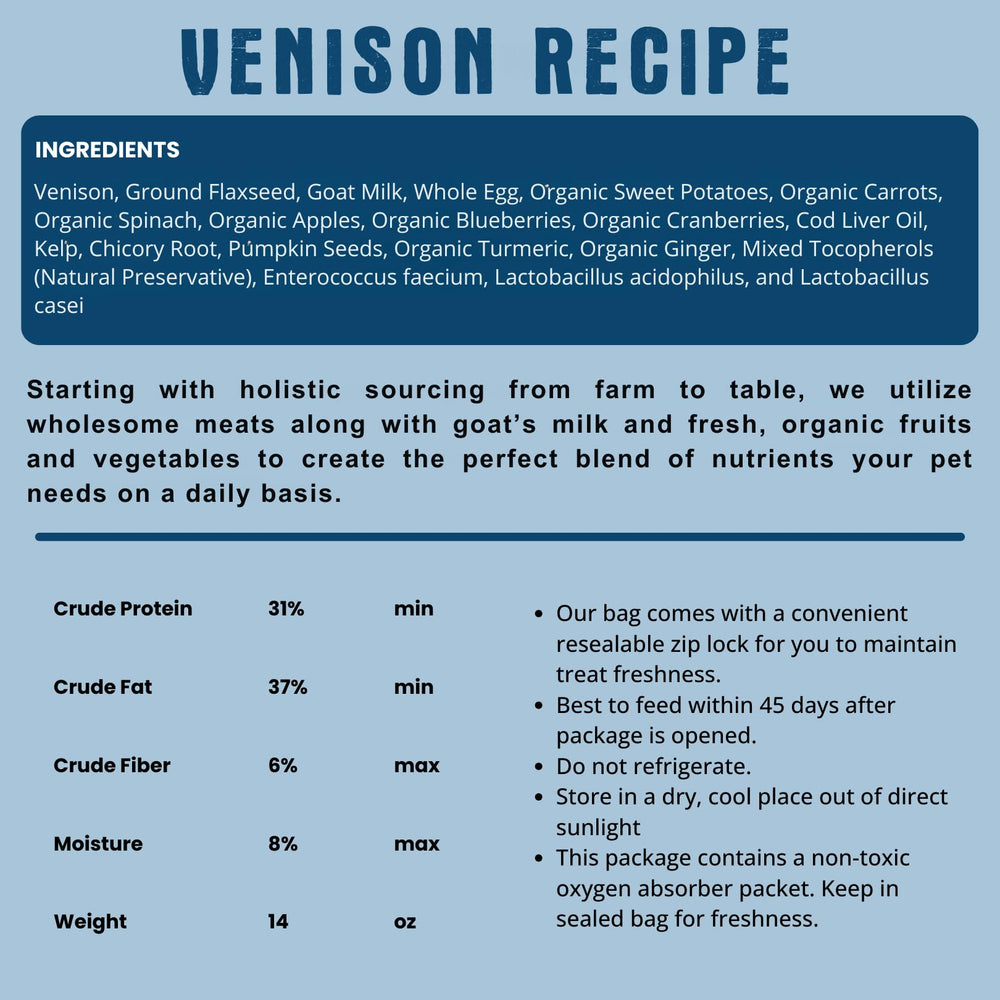 Shepherd Boy Farms leche de cabra e ingredientes orgánicos, nutrición equilibrada para perros