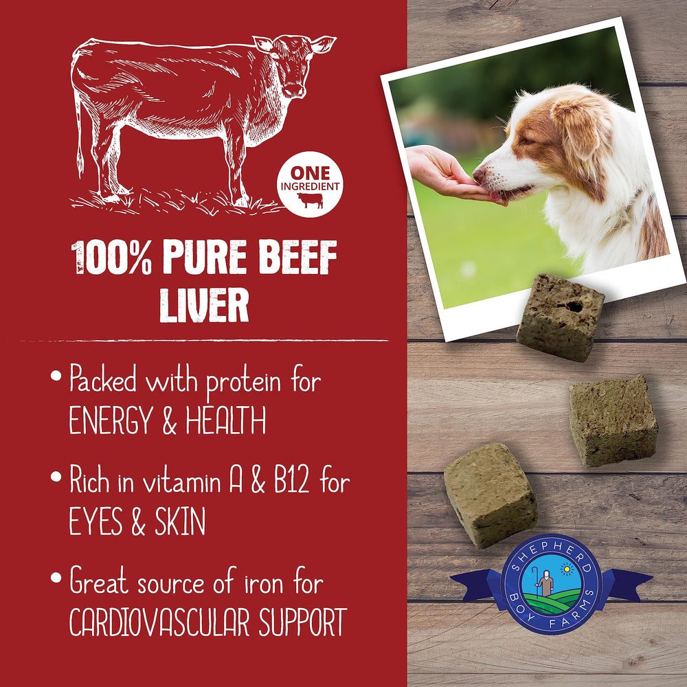 Shepherd Boy Farms Premios congelados para perros y gatos: ideal para entrenamiento y recompensa