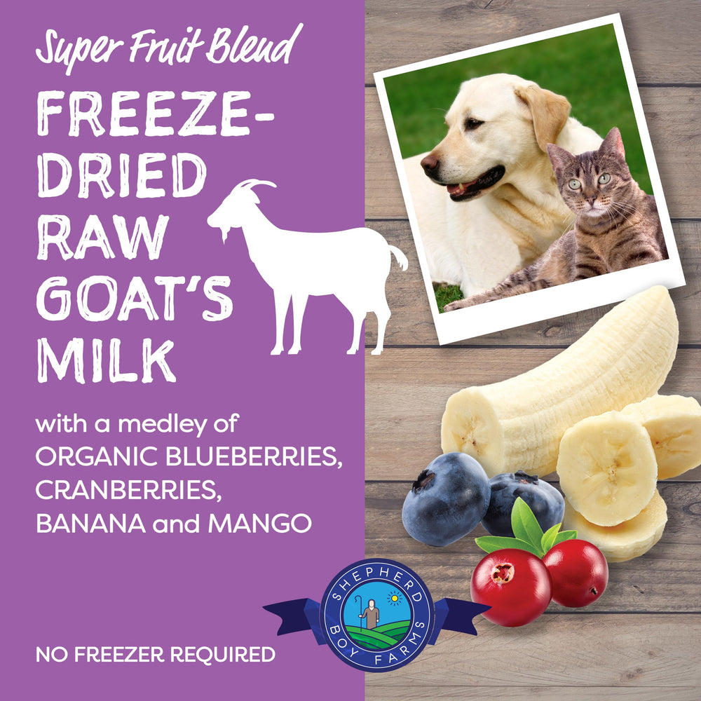 Snack para gatos de Shepherd Boy Farms, aporte proteico.