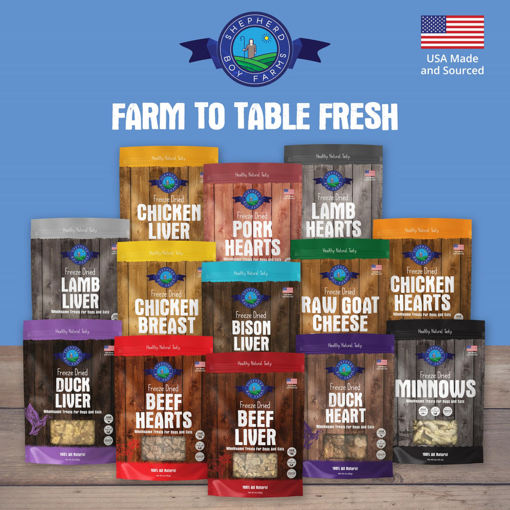 Snack para entrenamiento Shepherd Boy Farms.