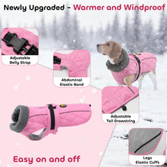 Sheripet abrigo con tejido resistente al agua y al viento para perros activos