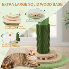 Sheripet base estable de madera de pino para evitar vuelcos