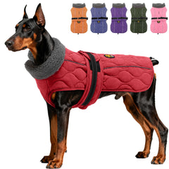 Chaqueta Sheripet para perros con cierre de gancho y bucle, fácil de vestir.