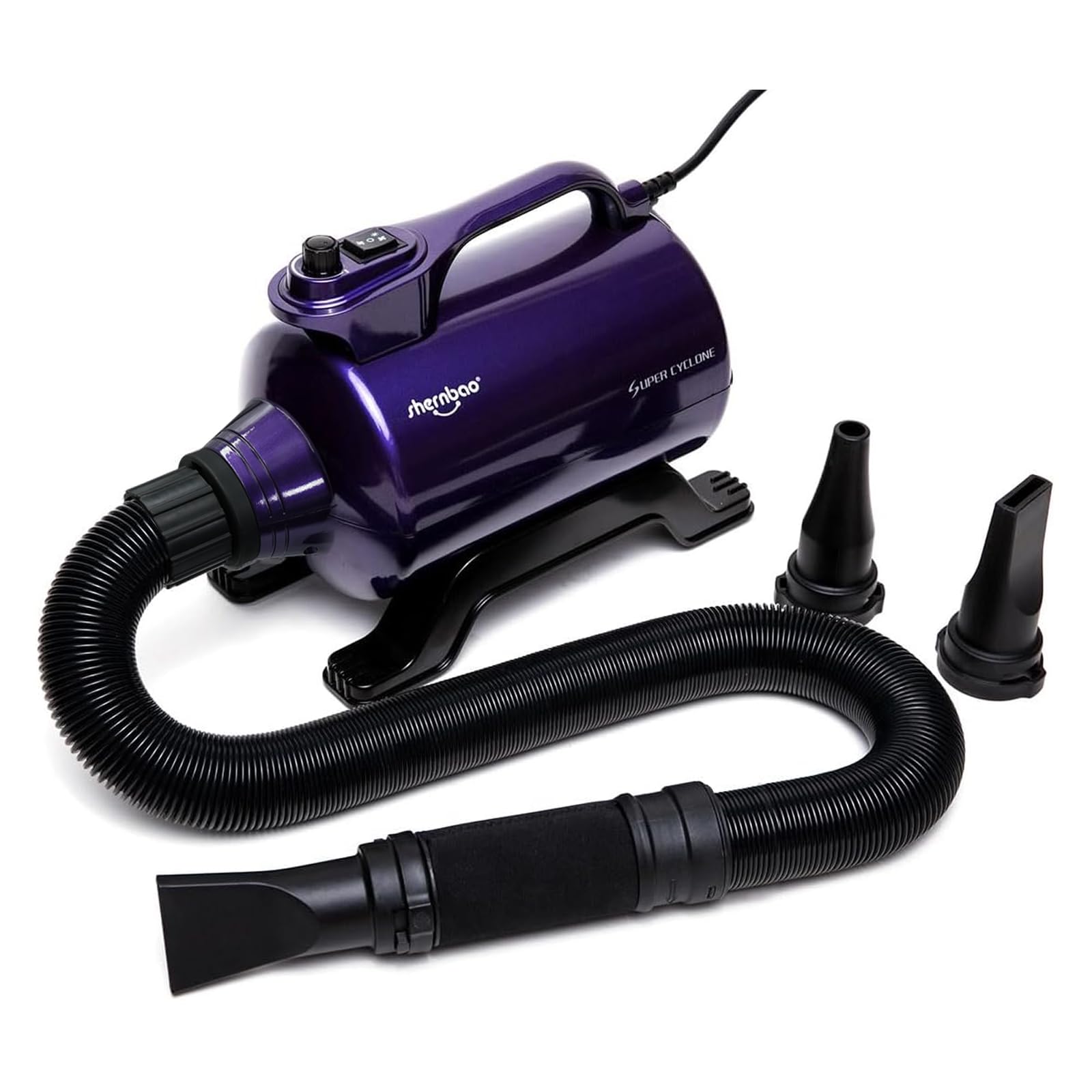 Secador SHD-2600P de shernbao, potencia alta para secado eficiente de perros.