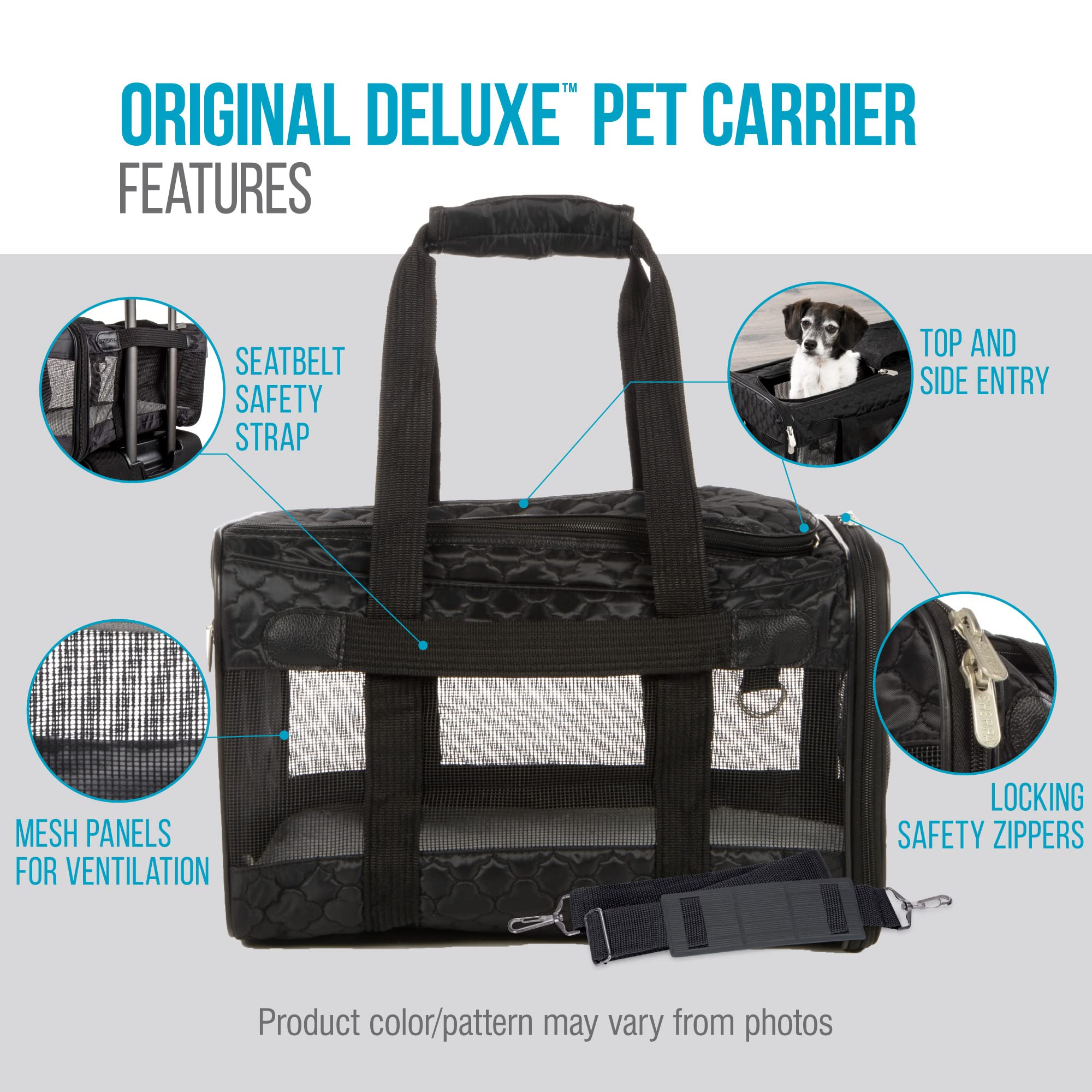 Sherpa Carrier bolsillo lateral grande para esenciales de viaje