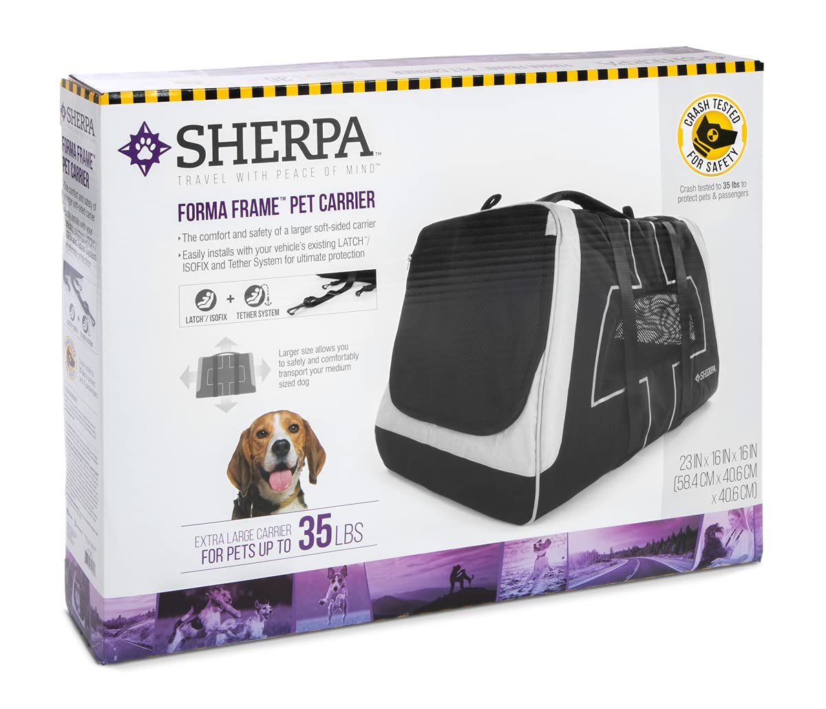 Sherpa Forma Frame, base interior impermeable para limpieza fácil.