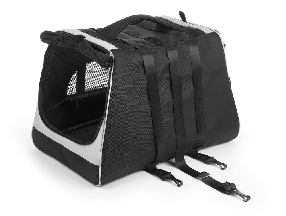 Sherpa Forma Frame, vista lateral, diseño compacto para diferentes modos de viaje.