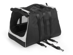 Sherpa Forma Frame, vista lateral, diseño compacto para diferentes modos de viaje.