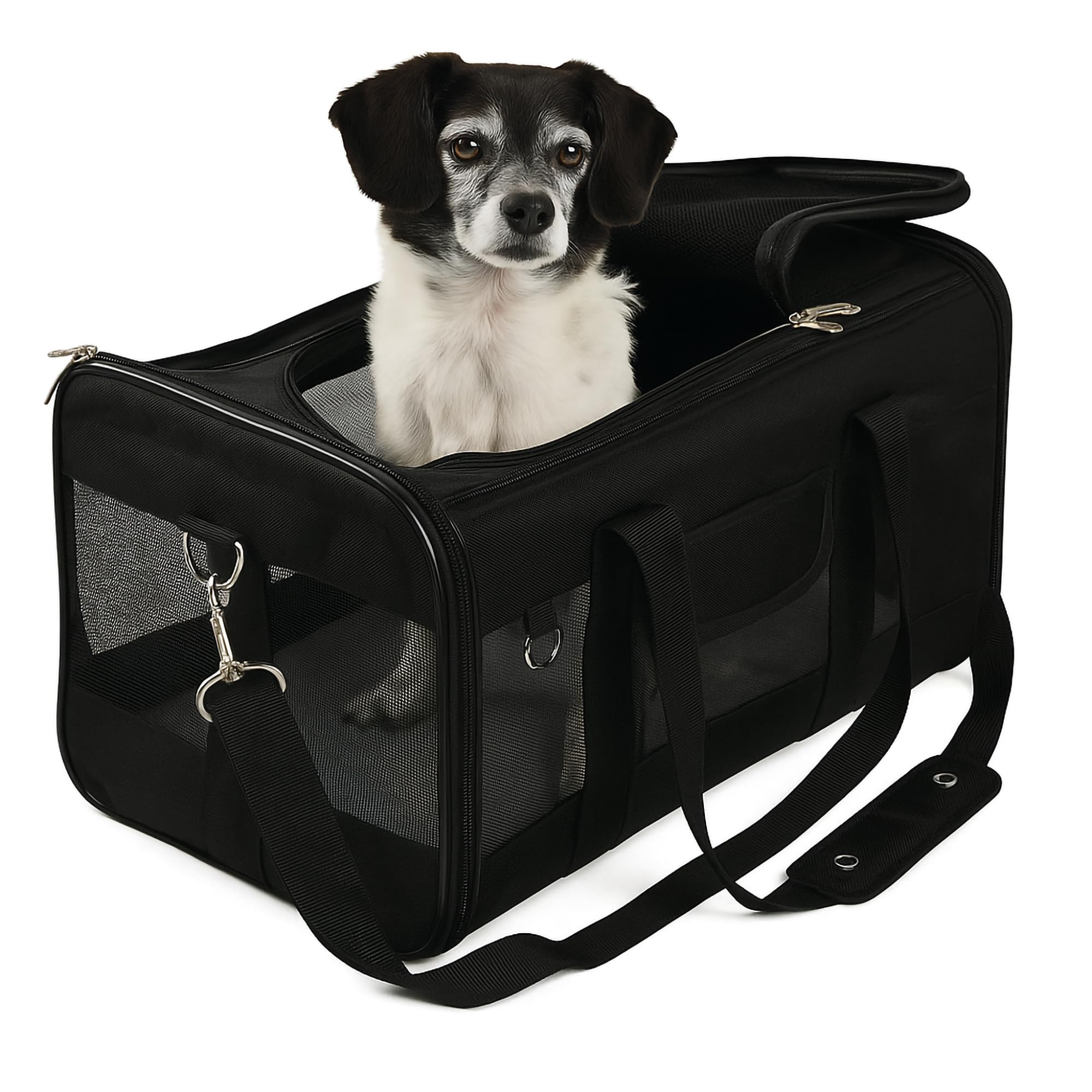 Sherpa Original Deluxe portador de mascotas para avión, cómodo y apto para cabina.