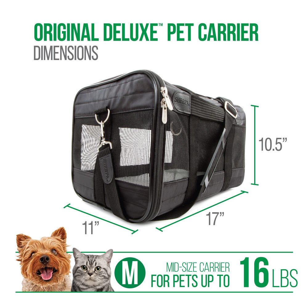 Sherpa Original Deluxe transportín entrada superior para cargar fácilmente