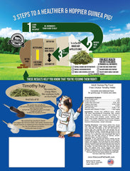 Sherwood Pet Health bolsa de alimento timoteo para conejillos de Indias, fácil de almacenar.