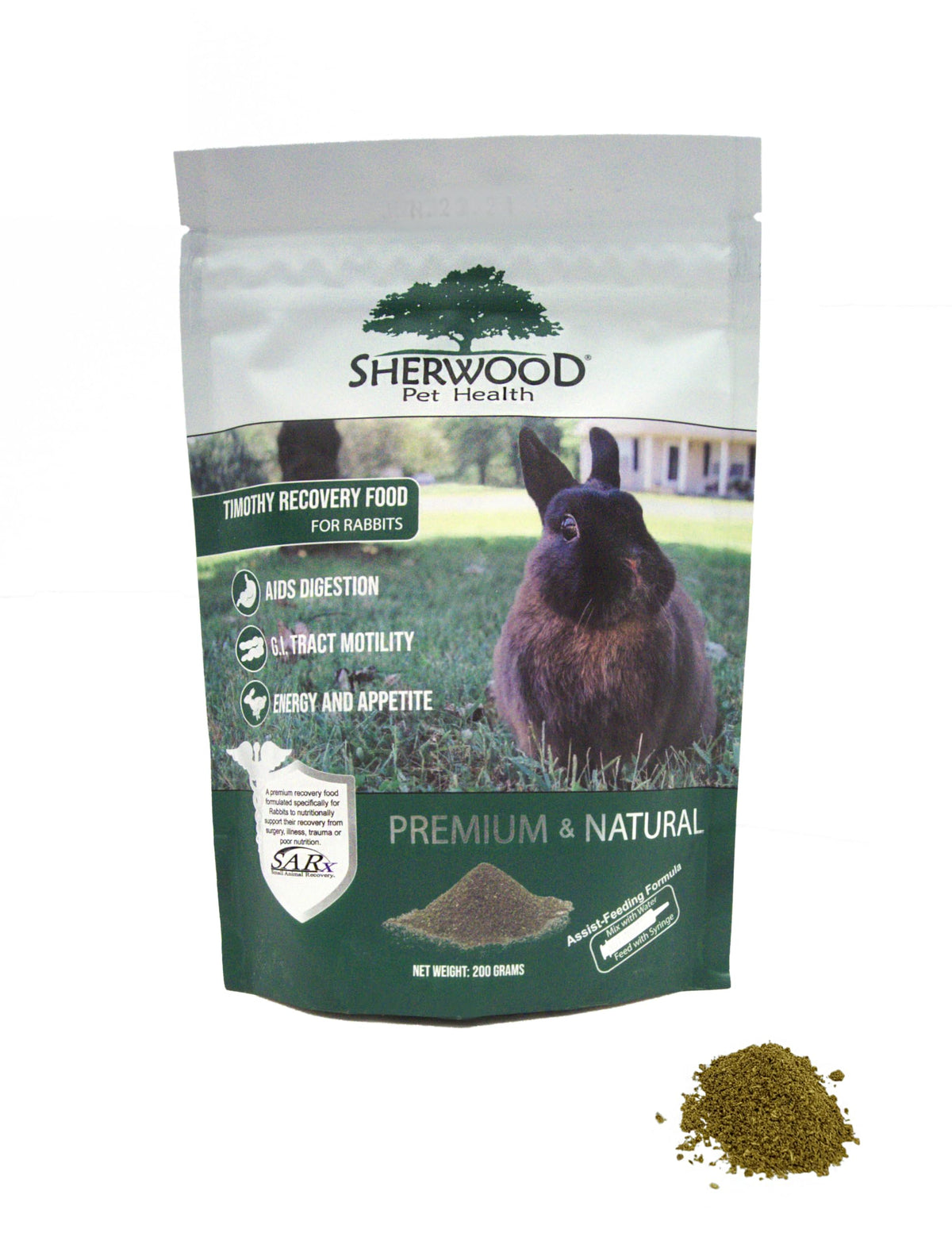 Sherwood Pet Health kit de emergencia para conejos, ayuda en situaciones de mal apetito.
