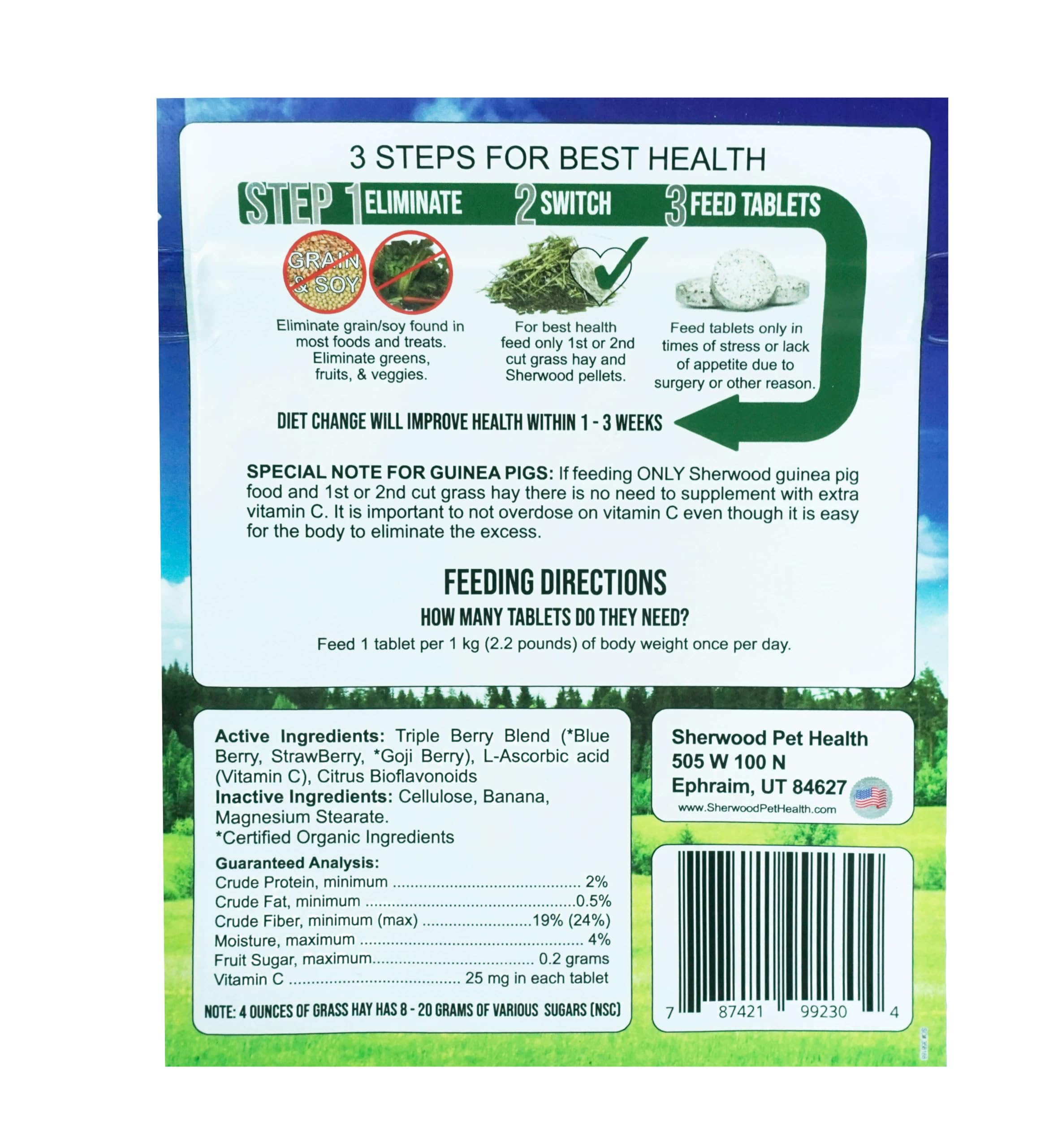 Sherwood TripleBerry sabor natural a bayas facilita la ingesta diaria