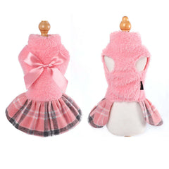 Disfraz navideño para perro de Shifenmei, rosado, perfecto para fiestas.