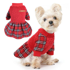 Shifenmei suéter para perros, invierno, talla S, rojo, mantiene cálido a tu perro
