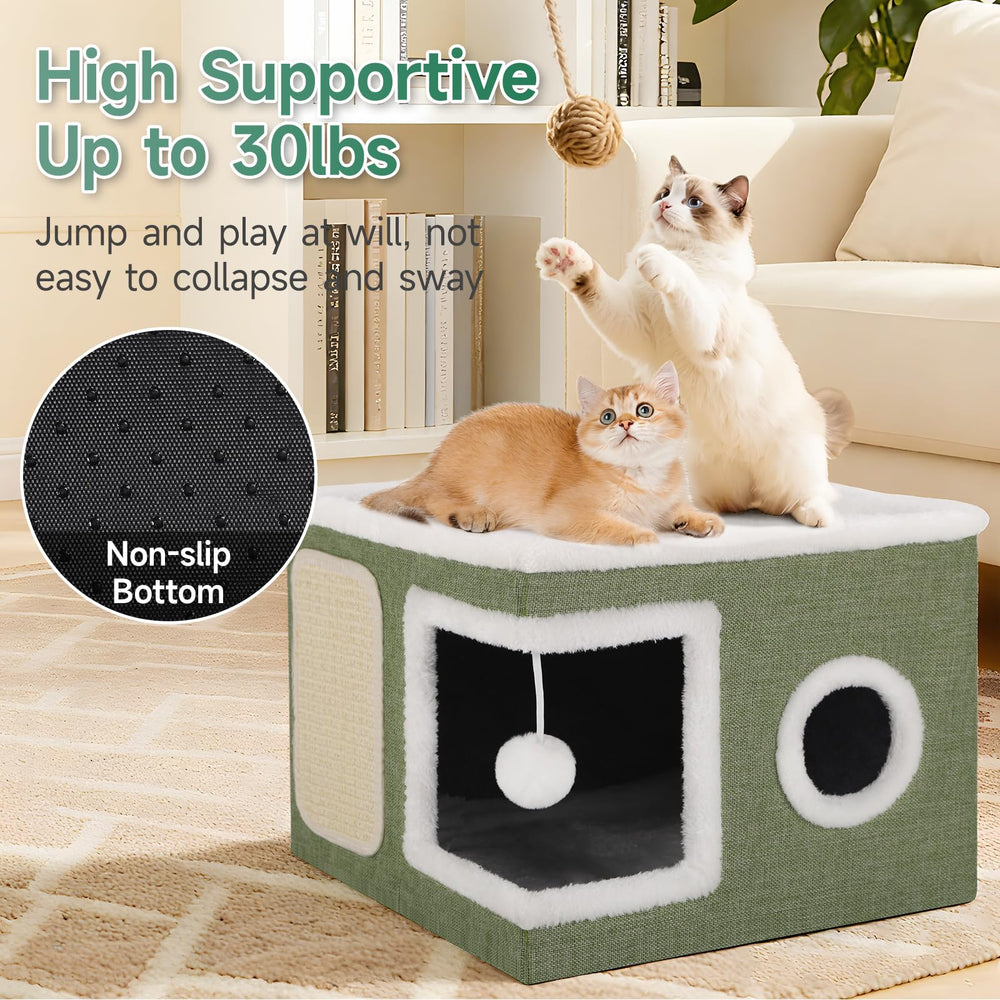Cama Shikha para gatos interior: balcón amplio para siestas junto a la ventana.