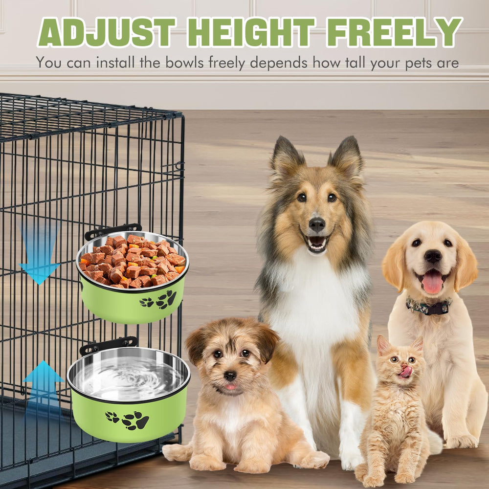 ShineMe-ajuste-altura-bol-jaula permite adaptar la altura para comodidad de la mascota.