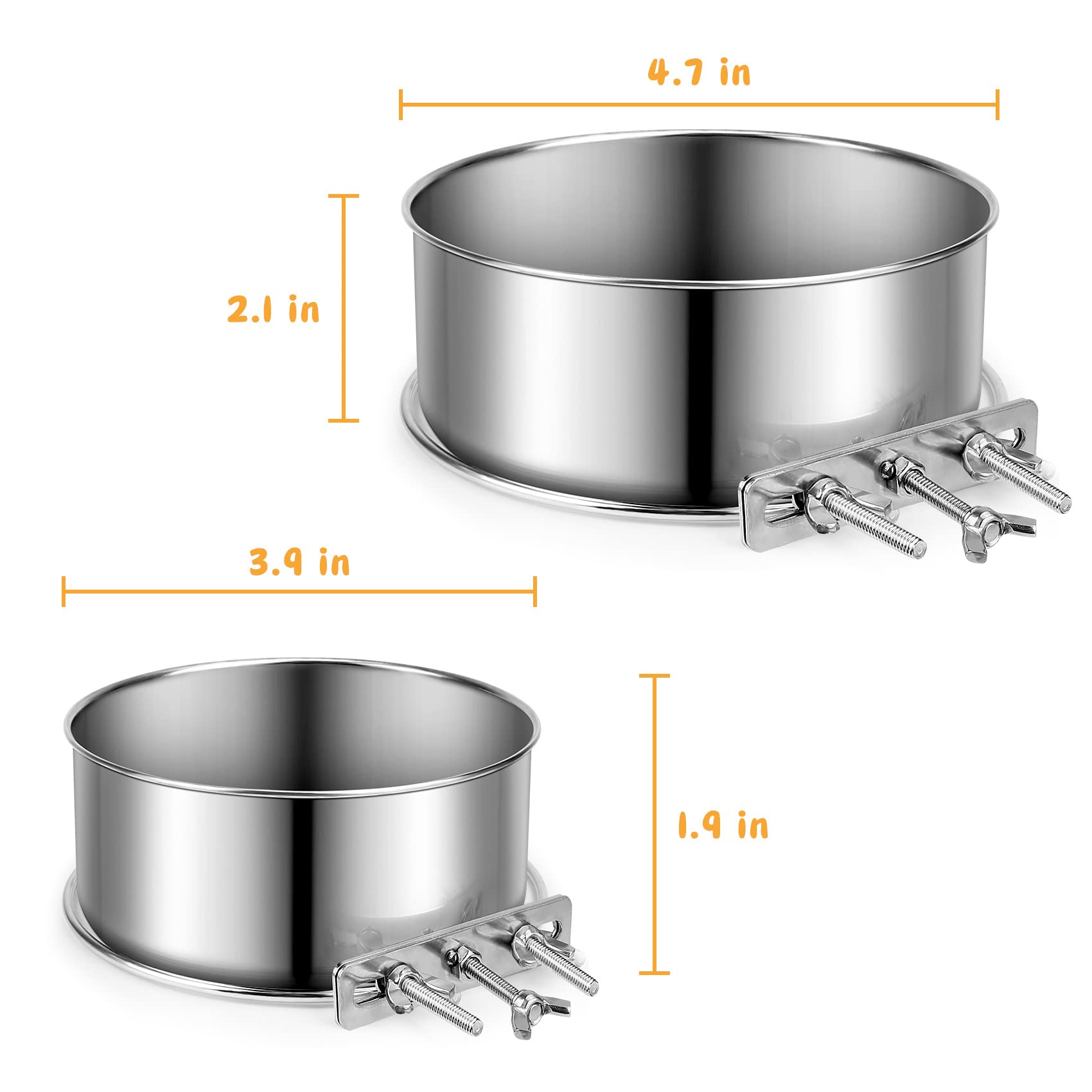 ShineMe bol-inoxidable-alimentacion-agua: cuenco duradero para comida y agua.
