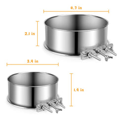 ShineMe bol-inoxidable-alimentacion-agua: cuenco duradero para comida y agua.
