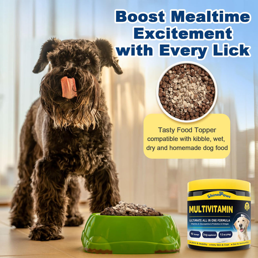 SHINEPAWS omega-3: pelaje brillante y piel sana para perros.