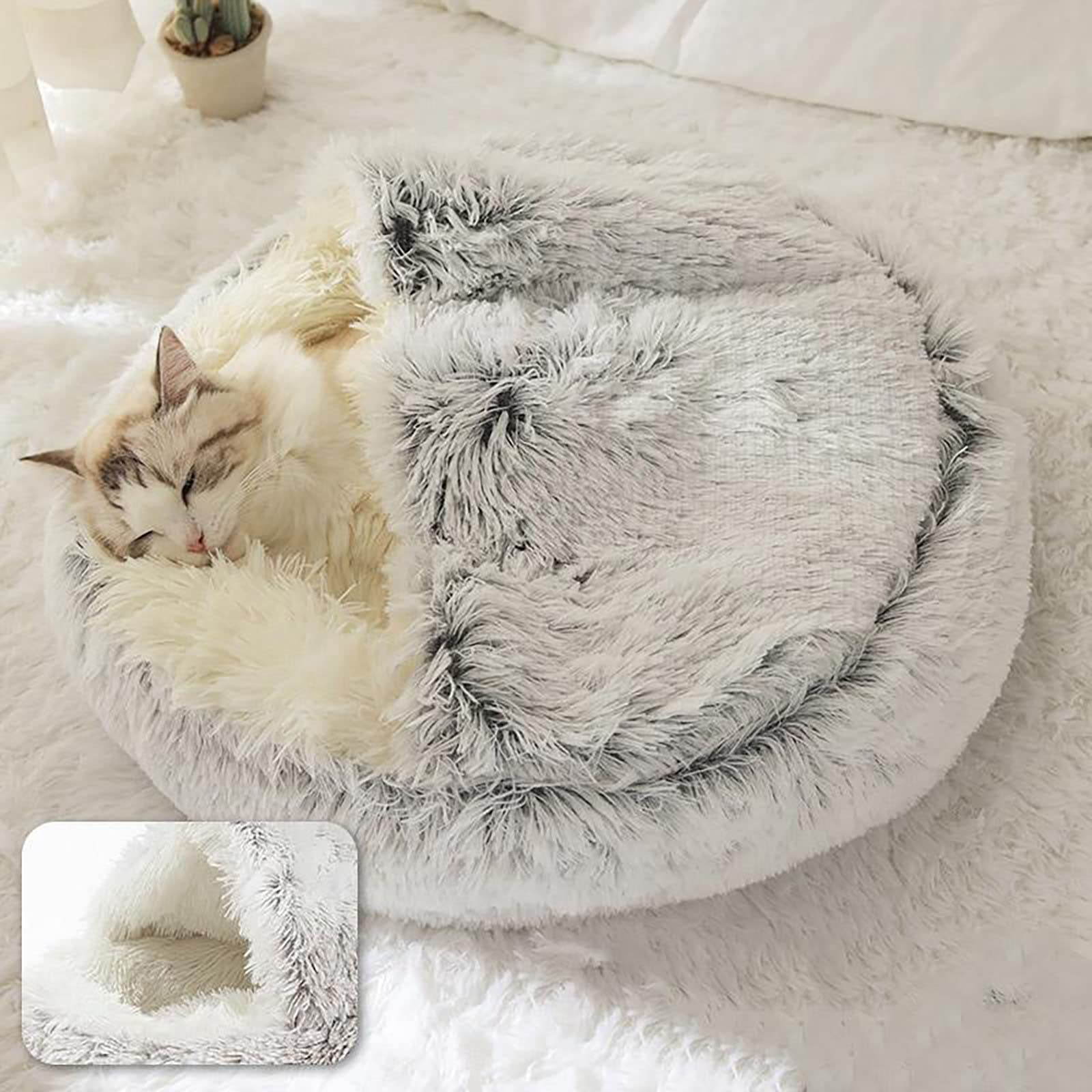 ShinHye cama para gato con fondo impermeable y antideslizante que permanece en su lugar.