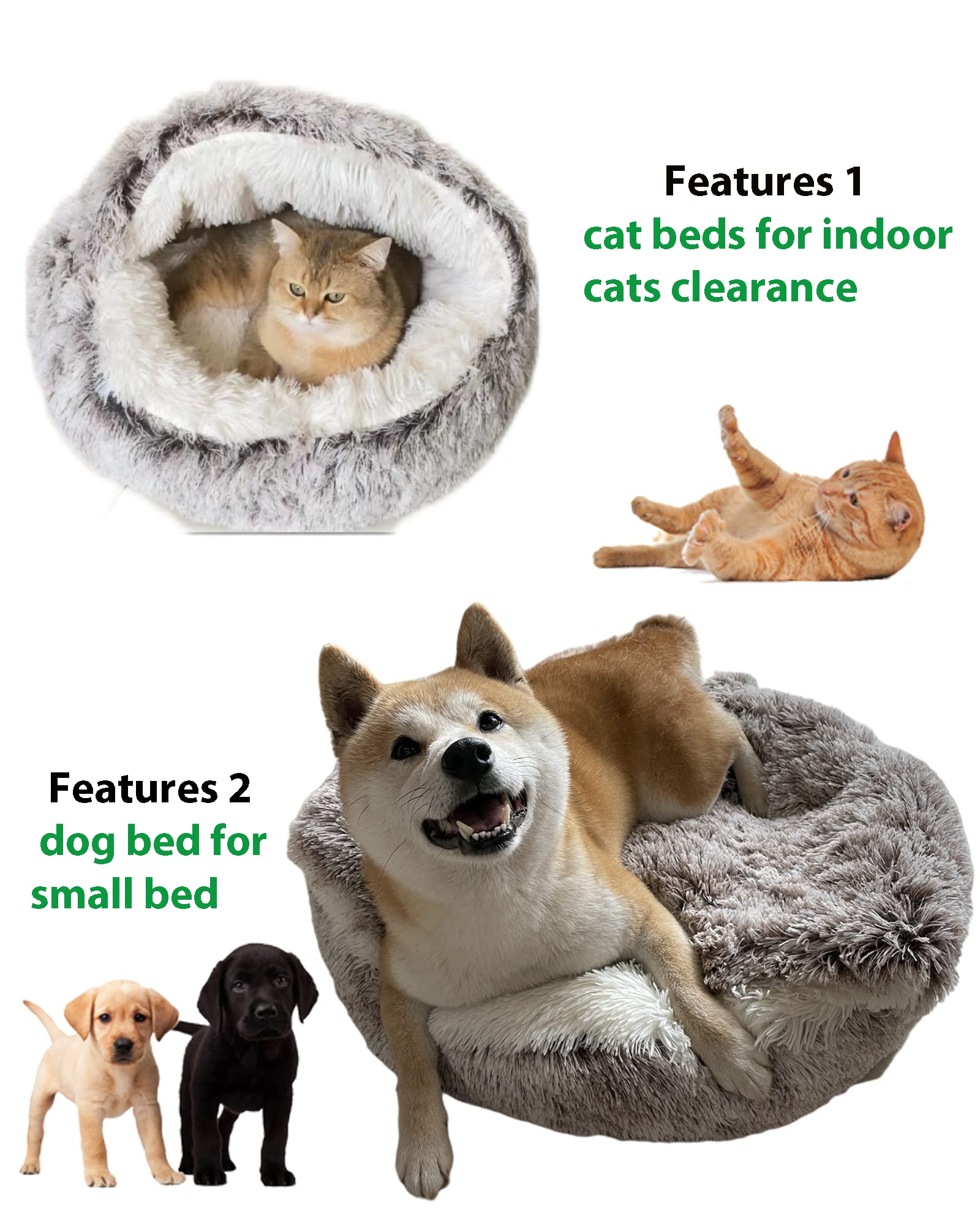 ShinHye cama gato fondo impermeable, evita deslizamientos en su rincón