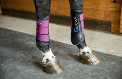 Shires ARMA Air Motion Brushing Boots plum detalle ARMORTEX, mayor resistencia al desgaste en trotadas
