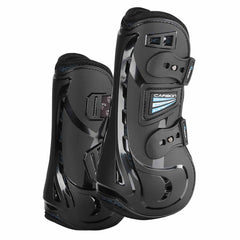 Botas Shires Arma Carbono Tendón, exterior negro, protección duradera para saltos y entrenamiento.