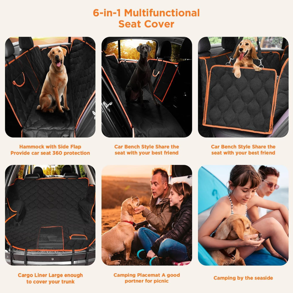 Shodu funda para asiento trasero con ajuste universal para la mayoría de coches